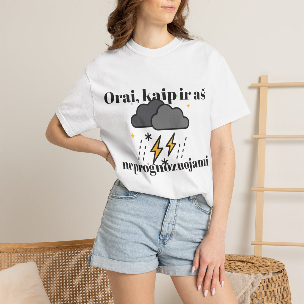 Maikutė  'Orai, kaip ir aš neprognozuojami'