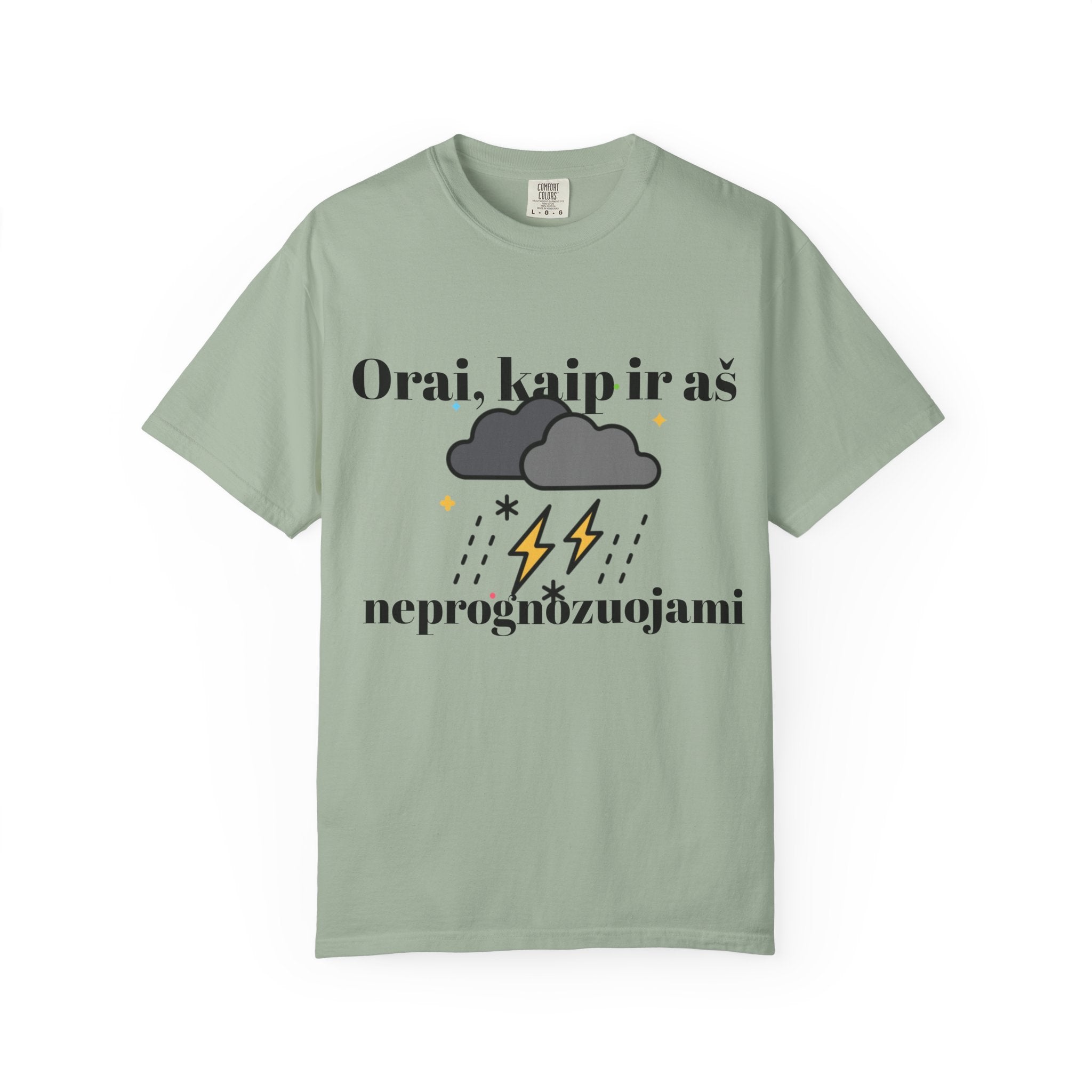 Maikutė  'Orai, kaip ir aš neprognozuojami'