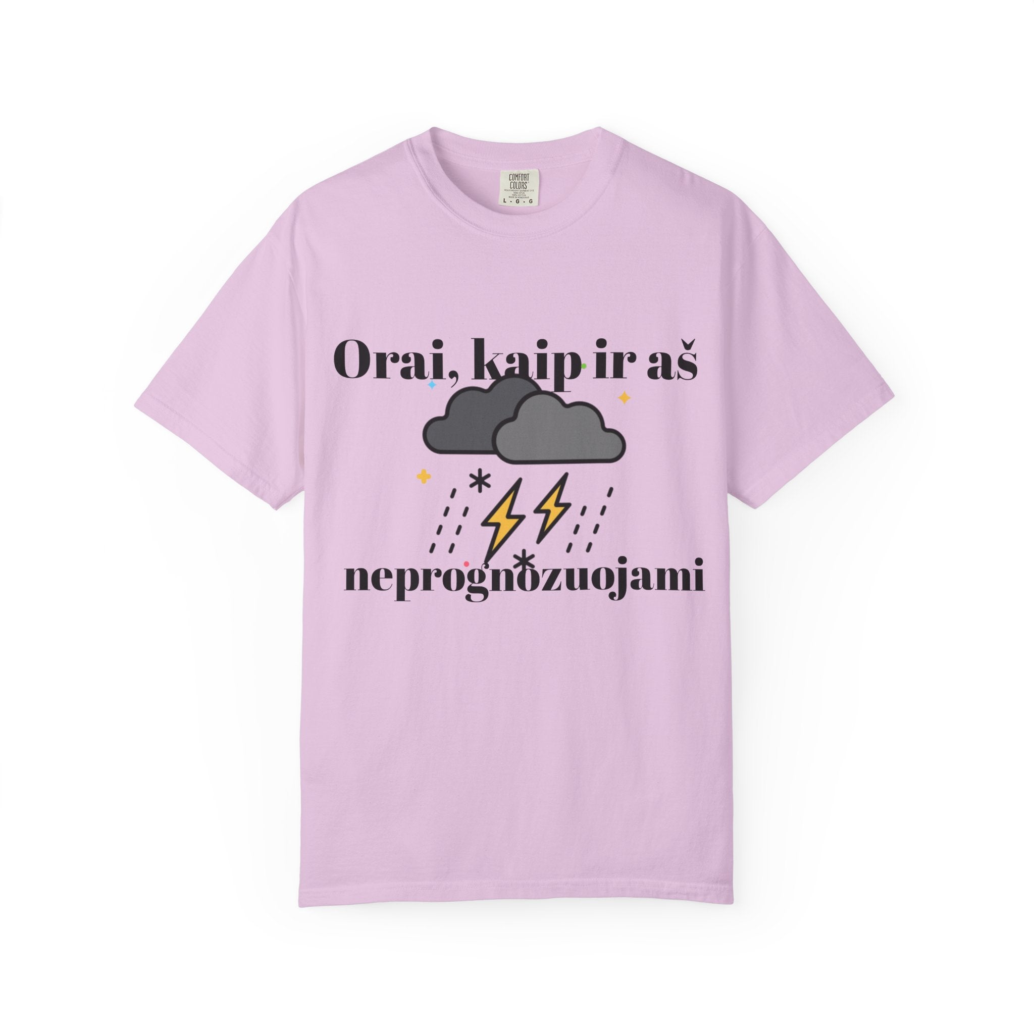 Maikutė  'Orai, kaip ir aš neprognozuojami'