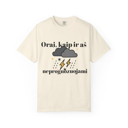 Maikutė  'Orai, kaip ir aš neprognozuojami'