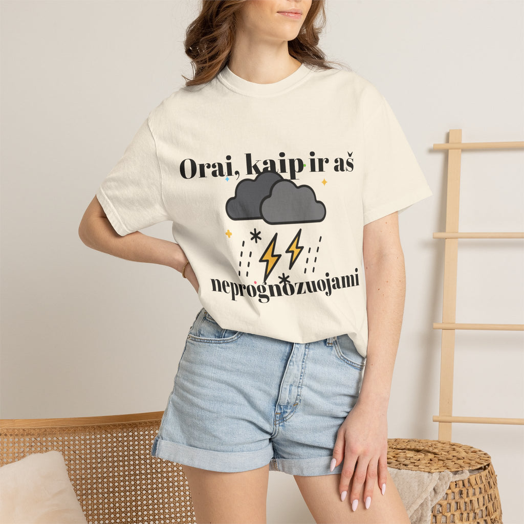 Maikutė  'Orai, kaip ir aš neprognozuojami'