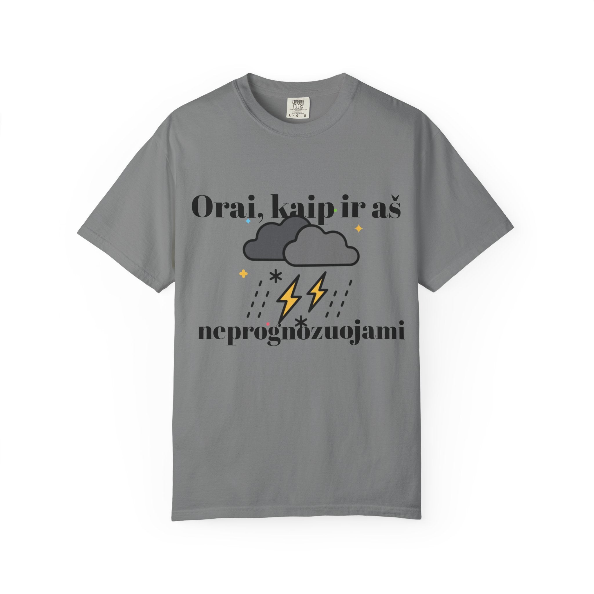Maikutė  'Orai, kaip ir aš neprognozuojami'